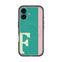 スリムプロテクションプレミアムケース with MagSafe［ オリジナル - initial color line - F green ］