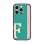スリムプロテクションプレミアムケース with MagSafe［ オリジナル - initial color line - F green ］