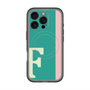 スリムプロテクションプレミアムケース with MagSafe［ オリジナル - initial color line - F green ］