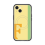スリムプロテクションプレミアムケース with MagSafe［ オリジナル - initial color line - F yellow ］