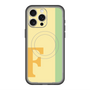 スリムプロテクションプレミアムケース with MagSafe［ オリジナル - initial color line - F yellow ］