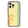 スリムプロテクションプレミアムケース with MagSafe［ オリジナル - initial color line - F yellow ］