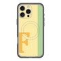 スリムプロテクションプレミアムケース with MagSafe［ オリジナル - initial color line - F yellow ］
