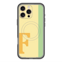 スリムプロテクションプレミアムケース with MagSafe［ オリジナル - initial color line - F yellow ］