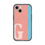 スリムプロテクションプレミアムケース with MagSafe［ オリジナル - initial color line - G pink ］