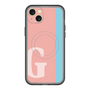 スリムプロテクションプレミアムケース with MagSafe［ オリジナル - initial color line - G pink ］