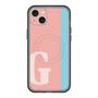 スリムプロテクションプレミアムケース with MagSafe［ オリジナル - initial color line - G pink ］
