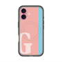 スリムプロテクションプレミアムケース with MagSafe［ オリジナル - initial color line - G pink ］