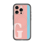 スリムプロテクションプレミアムケース with MagSafe［ オリジナル - initial color line - G pink ］