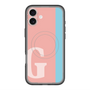 スリムプロテクションプレミアムケース with MagSafe［ オリジナル - initial color line - G pink ］