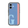 スリムプロテクションプレミアムケース with MagSafe［ オリジナル - initial color line - G blue ］