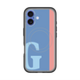 スリムプロテクションプレミアムケース with MagSafe［ オリジナル - initial color line - G blue ］