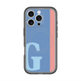スリムプロテクションプレミアムケース with MagSafe［ オリジナル - initial color line - G blue ］