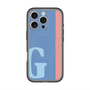スリムプロテクションプレミアムケース with MagSafe［ オリジナル - initial color line - G blue ］