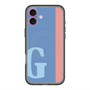 スリムプロテクションプレミアムケース with MagSafe［ オリジナル - initial color line - G blue ］