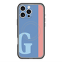 スリムプロテクションプレミアムケース with MagSafe［ オリジナル - initial color line - G blue ］