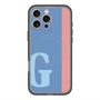 スリムプロテクションプレミアムケース with MagSafe［ オリジナル - initial color line - G blue ］