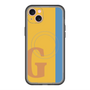 スリムプロテクションプレミアムケース with MagSafe［ オリジナル - initial color line - G orange ］