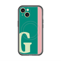 スリムプロテクションプレミアムケース with MagSafe［ オリジナル - initial color line - G green ］