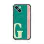 スリムプロテクションプレミアムケース with MagSafe［ オリジナル - initial color line - G green ］