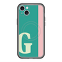 スリムプロテクションプレミアムケース with MagSafe［ オリジナル - initial color line - G green ］