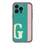 スリムプロテクションプレミアムケース with MagSafe［ オリジナル - initial color line - G green ］