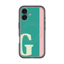 スリムプロテクションプレミアムケース with MagSafe［ オリジナル - initial color line - G green ］