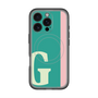 スリムプロテクションプレミアムケース with MagSafe［ オリジナル - initial color line - G green ］
