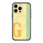 スリムプロテクションプレミアムケース with MagSafe［ オリジナル - initial color line - G yellow ］