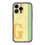 スリムプロテクションプレミアムケース with MagSafe［ オリジナル - initial color line - G yellow ］