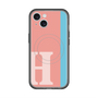スリムプロテクションプレミアムケース with MagSafe［ オリジナル - initial color line - H pink ］