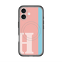 スリムプロテクションプレミアムケース with MagSafe［ オリジナル - initial color line - H pink ］