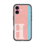 スリムプロテクションプレミアムケース with MagSafe［ オリジナル - initial color line - H pink ］