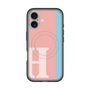 スリムプロテクションプレミアムケース with MagSafe［ オリジナル - initial color line - H pink ］