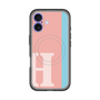 スリムプロテクションプレミアムケース with MagSafe［ オリジナル - initial color line - H pink ］