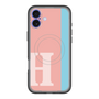 スリムプロテクションプレミアムケース with MagSafe［ オリジナル - initial color line - H pink ］
