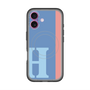 スリムプロテクションプレミアムケース with MagSafe［ オリジナル - initial color line - H blue ］