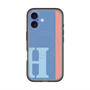 スリムプロテクションプレミアムケース with MagSafe［ オリジナル - initial color line - H blue ］