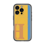 スリムプロテクションプレミアムケース with MagSafe［ オリジナル - initial color line - H orange ］