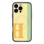 スリムプロテクションプレミアムケース with MagSafe［ オリジナル - initial color line - H yellow ］