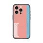 スリムプロテクションプレミアムケース with MagSafe［ オリジナル - initial color line - I pink ］