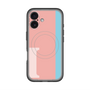 スリムプロテクションプレミアムケース with MagSafe［ オリジナル - initial color line - I pink ］