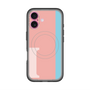 スリムプロテクションプレミアムケース with MagSafe［ オリジナル - initial color line - I pink ］