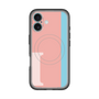 スリムプロテクションプレミアムケース with MagSafe［ オリジナル - initial color line - I pink ］