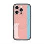 スリムプロテクションプレミアムケース with MagSafe［ オリジナル - initial color line - I pink ］