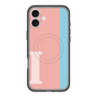 スリムプロテクションプレミアムケース with MagSafe［ オリジナル - initial color line - I pink ］