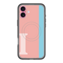 スリムプロテクションプレミアムケース with MagSafe［ オリジナル - initial color line - I pink ］