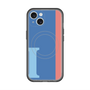 スリムプロテクションプレミアムケース with MagSafe［ オリジナル - initial color line - I blue ］