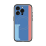 スリムプロテクションプレミアムケース with MagSafe［ オリジナル - initial color line - I blue ］