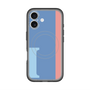 スリムプロテクションプレミアムケース with MagSafe［ オリジナル - initial color line - I blue ］